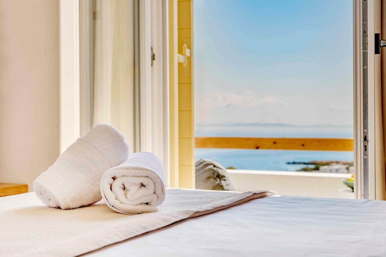 Villa Alba In Syros With Private Jacuzzi Азолимнос Экстерьер фото